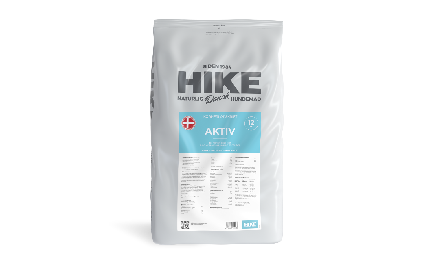 HIKE Kornfri Aktiv 12 kg