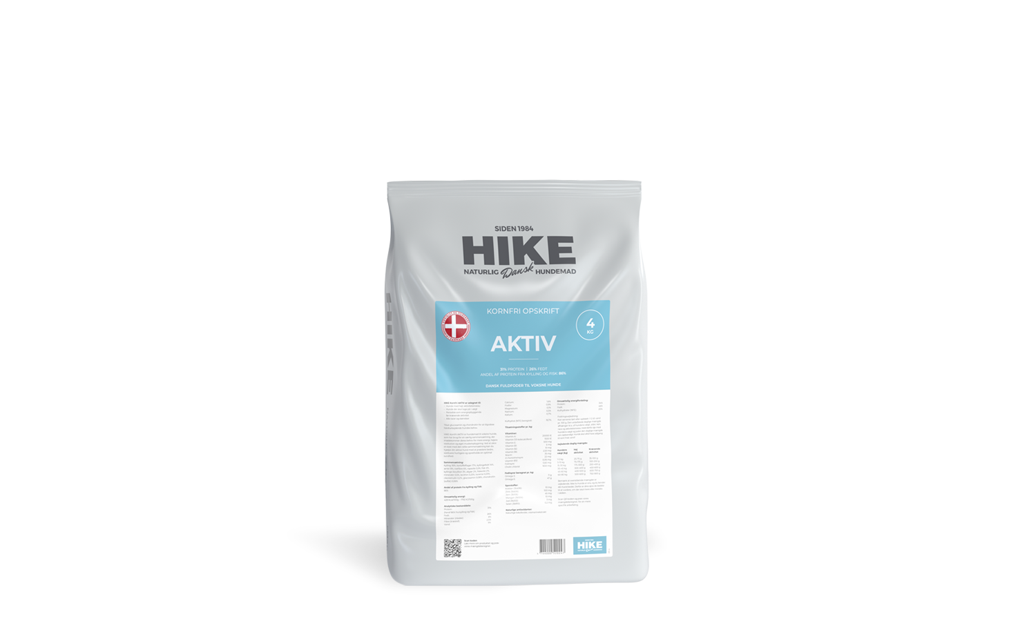HIKE Kornfri Aktiv 4 kg