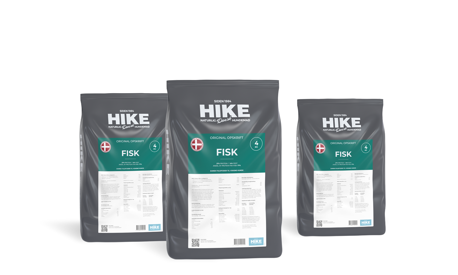 HIKE Original Fisk 3x4 kg