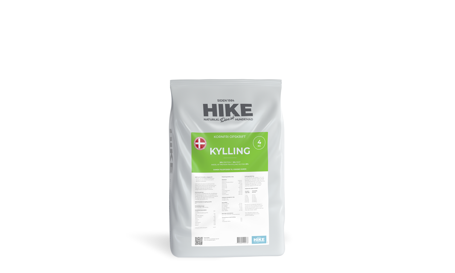 HIKE Kornfri Kylling 4 kg
