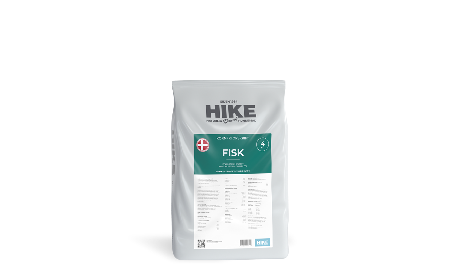 HIKE Kornfri Fisk 4 kg