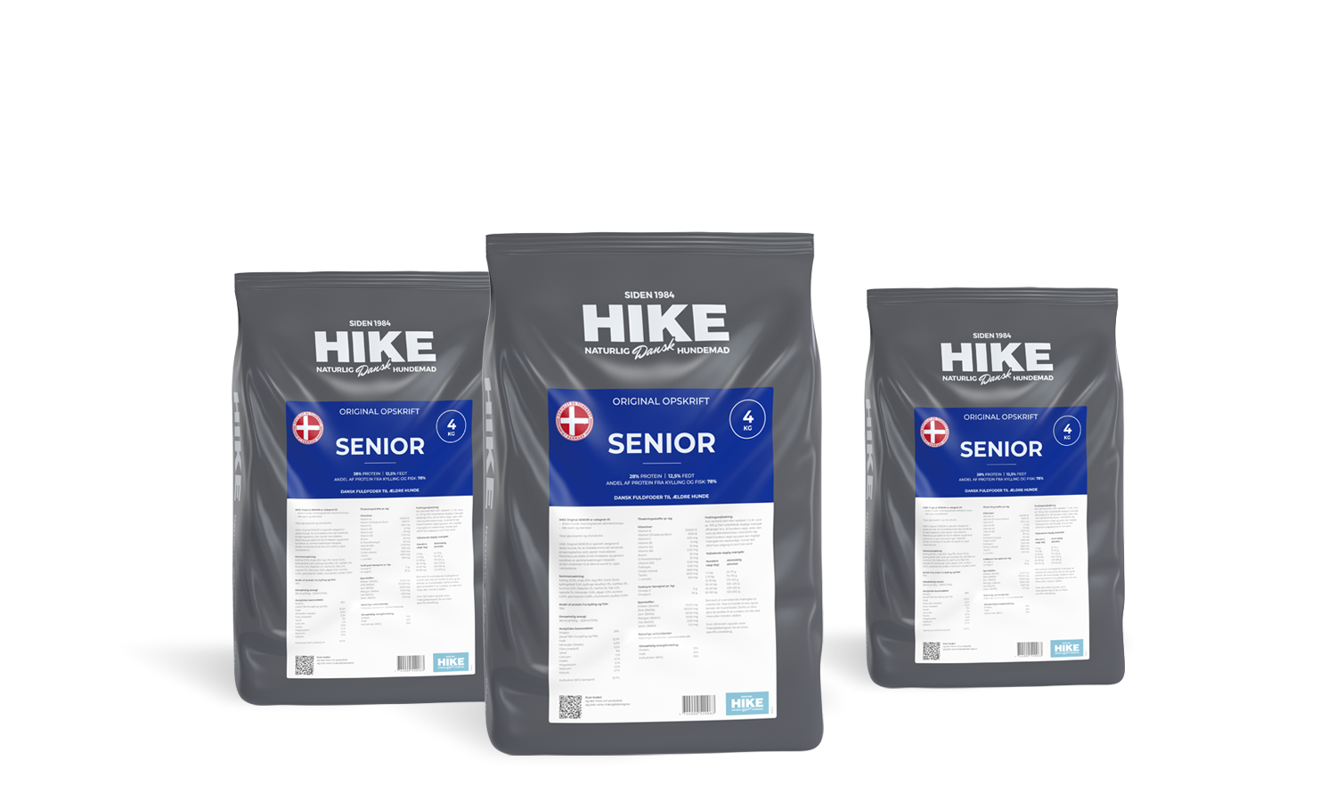 HIKE Original Senior 3x4 kg