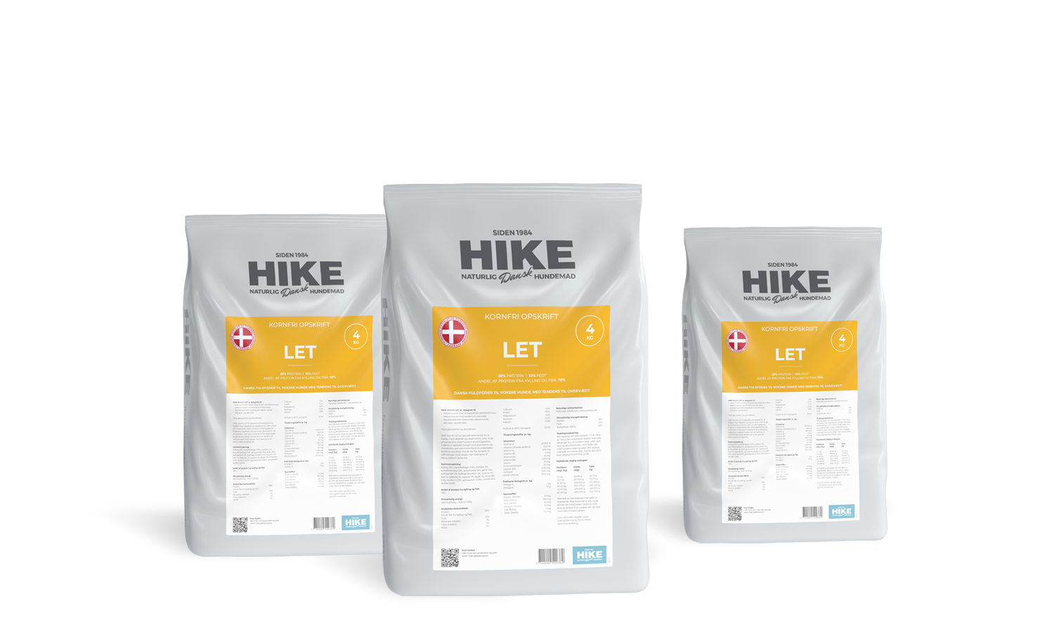 HIKE Kornfri Let 3x4 kg