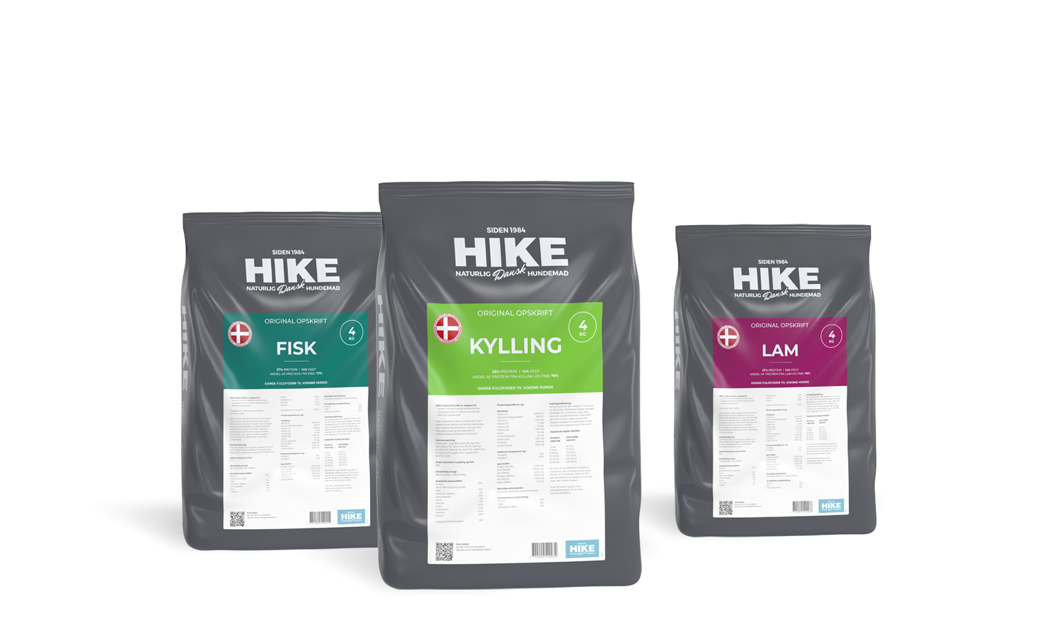 HIKE Original 3 x 4 kg - frit valg