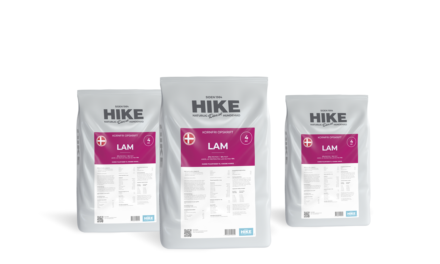 HIKE Kornfri Lam 3x4 kg