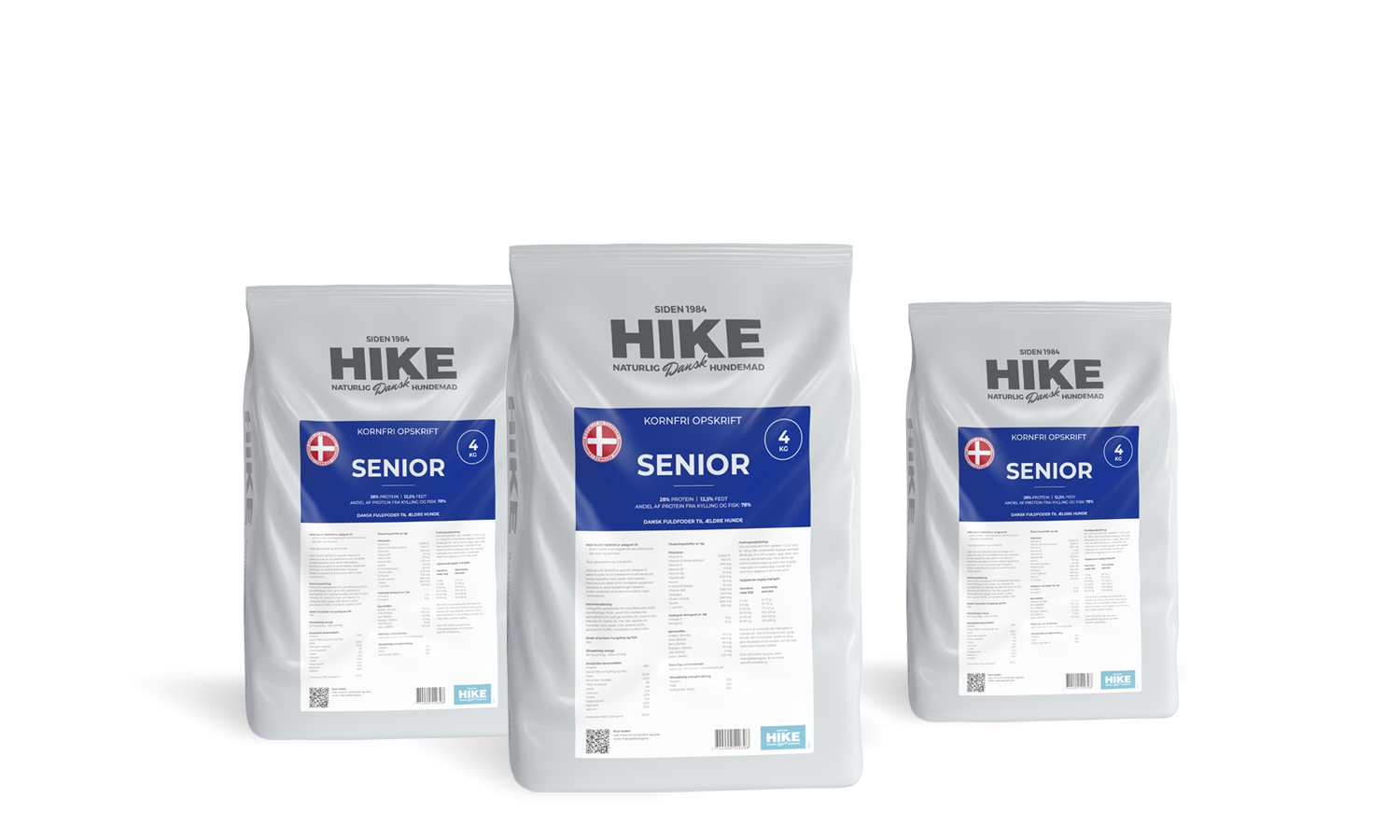 HIKE Kornfri Senior 3x4 kg