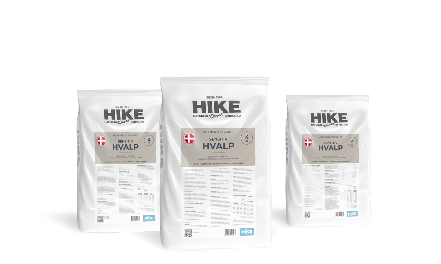 HIKE Sensitiv Hvalp 3x4 kg