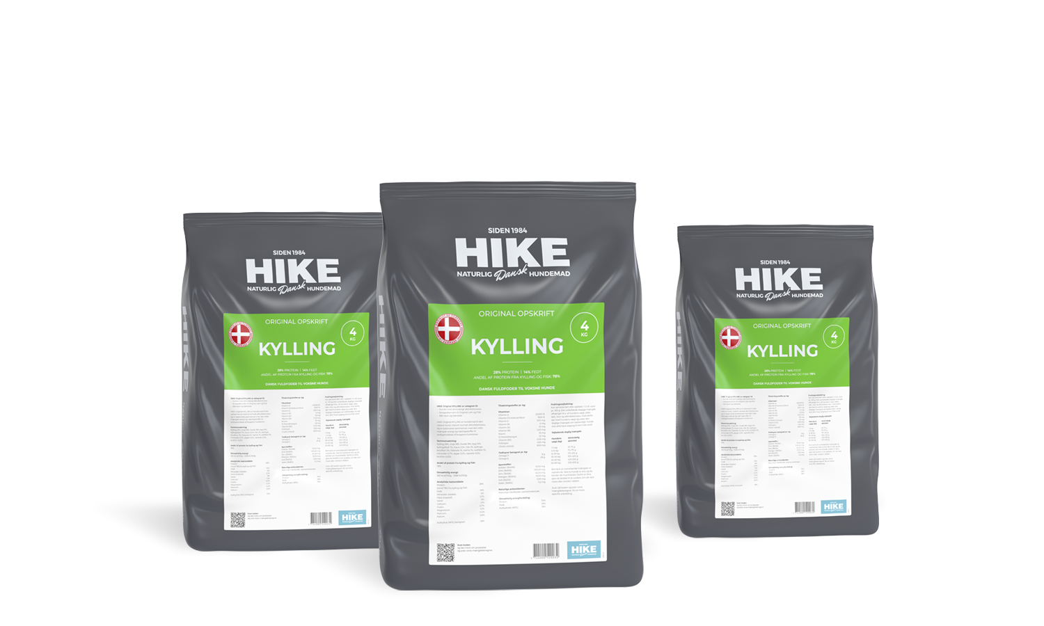 HIKE Original Kylling 3x4 kg