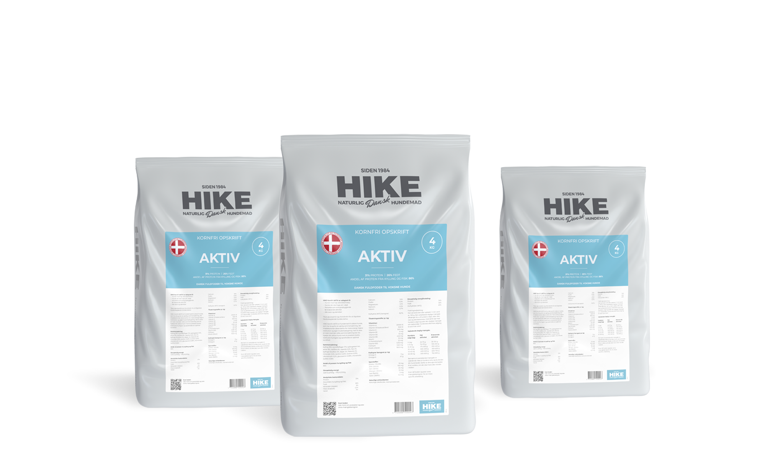 HIKE Kornfri Aktiv 3x4 kg